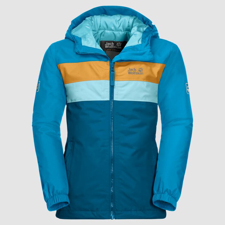 Chamarra Invierno Jack Wolfskin Four Lakes Niños Azules Mexico-8957216